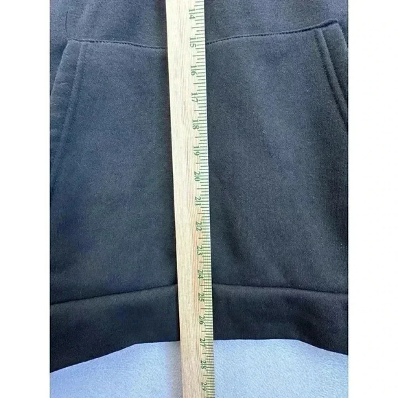 Leg3nd 1/4‎ Zip Black Pullover Hoodie Men's Sz Size Medium - Picture 5 of 7